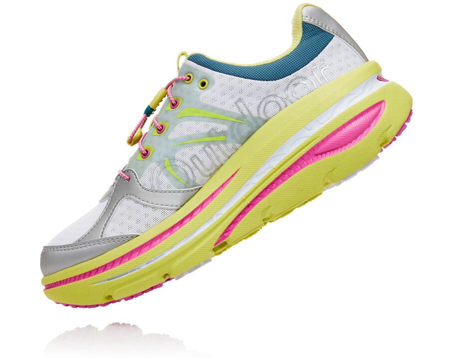 Zapatillas Running Hoka One One Mujer - Ov X Bondi B - Blancas - NKG764352